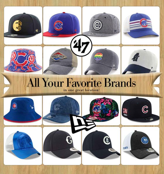 Chicago Cubs Hats at SportsWorldChicago.com