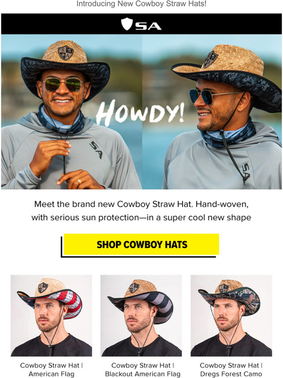 Sa Co Brand New Arrival The Cowboy Straw Hat Milled