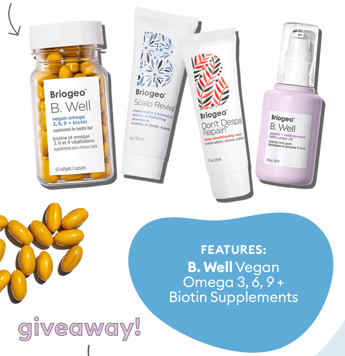 Briogeo Hair LimitedEdition! Save 35 on Healthy Hair Essentials, and win a GIVEAWAY! Milled