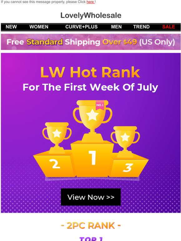LovelyWholesale Hot rank for the 1st week just dropped! Milled