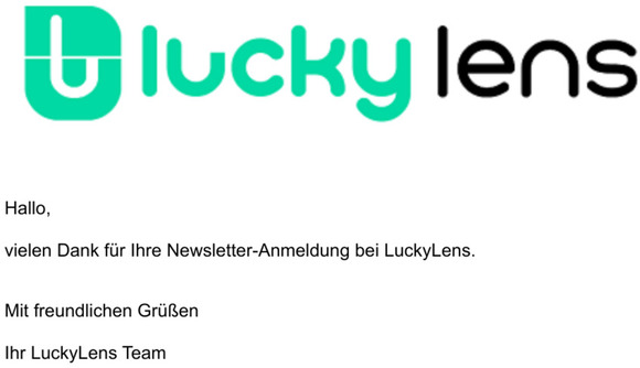 Vielen Dank fr Ihre Newsletter-Anmeldung