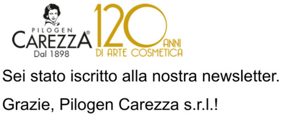 Sottoscrizione alla Newsletter avvenuta
