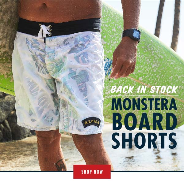 Birdwell Beach Britches: Back in Stock: Limited-Edition Monstera