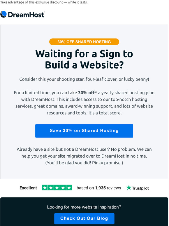 Score an Exclusive Discount on Shared Hosting