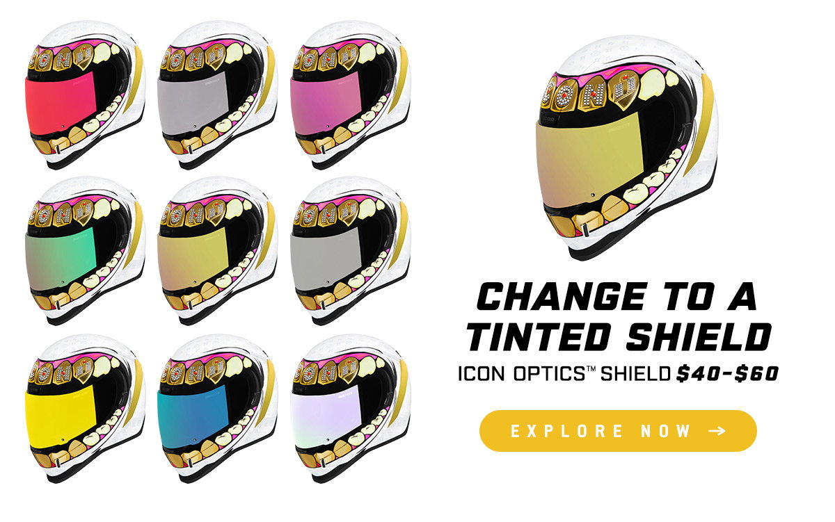 icon airform grillz helmet Icon: Smile, You're Gonna Be Famous Airform Grillz Helmet
