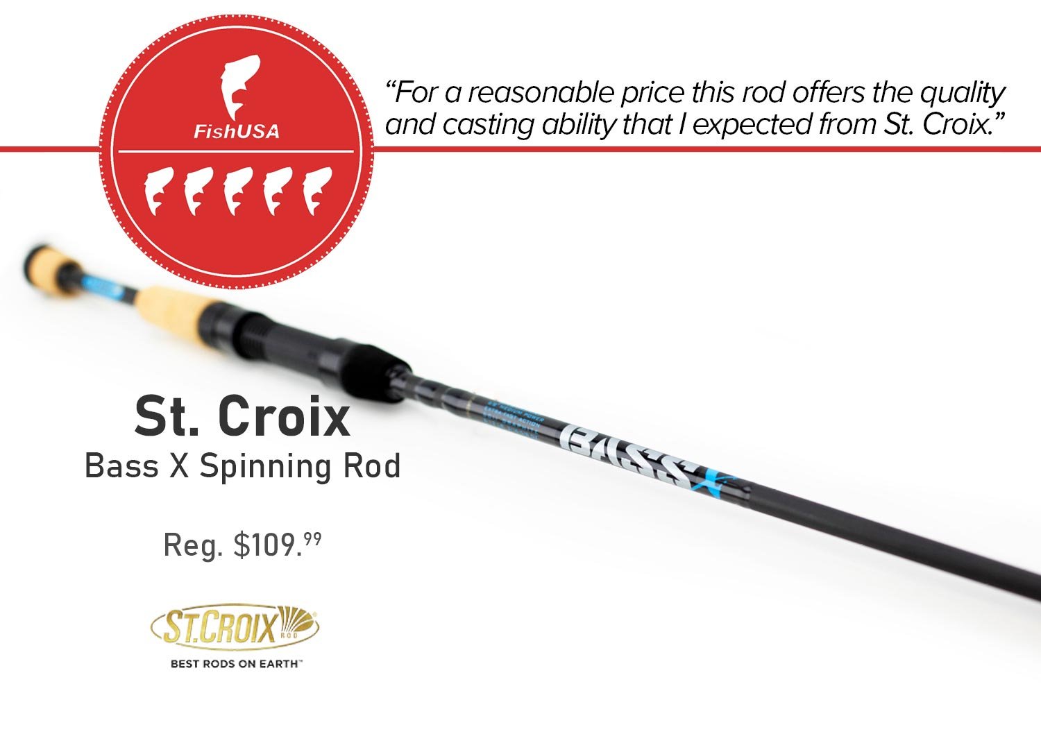 FishUSA: A HUGE Shipment of Your Favorite St. Croix Rods Has