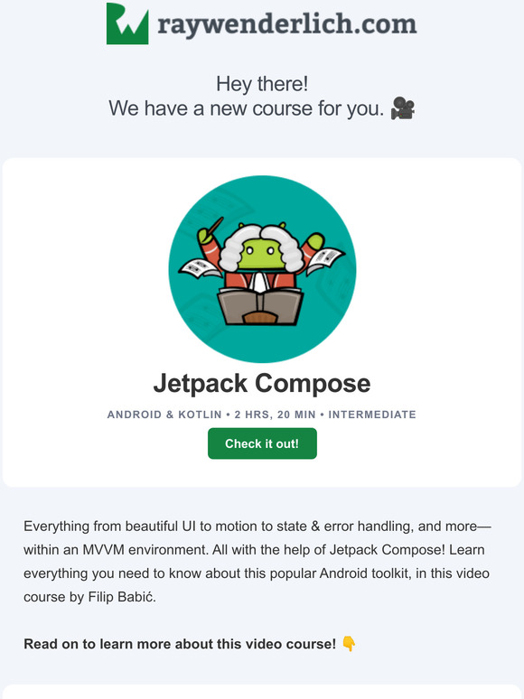 New Course: Jetpack Compose!