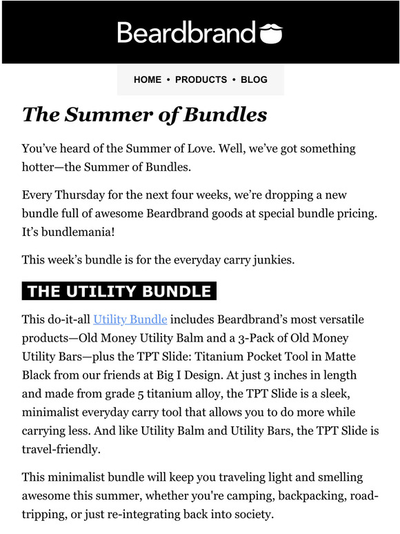 Beardbrand The ultimate EDC bundle is here Milled