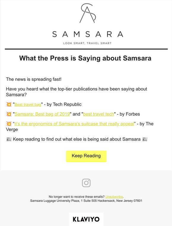 What they say about Samsara