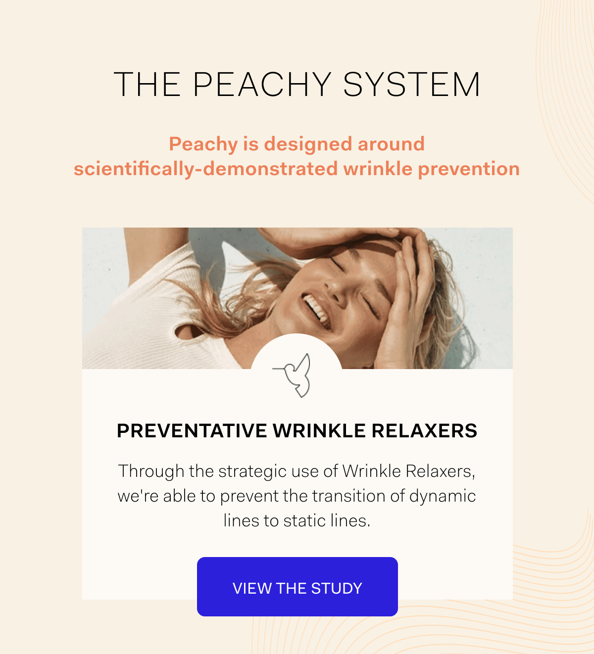 The Peachy Wrinkle Prevention System