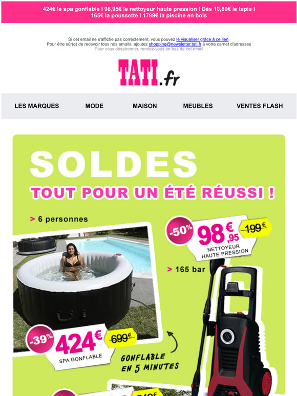 -10% supp sur la MODE solde I Jusqu' -68% sur les meubles
