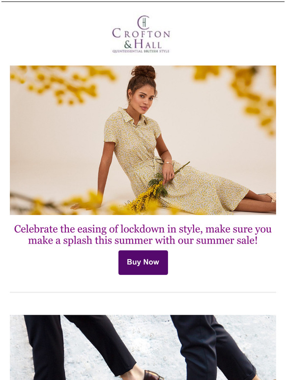 Celebrate the easing of lockdown in style...