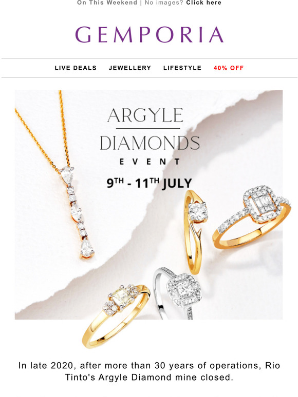 Diamond Gemporia Jewellery Live Gemporia Argyle Diamonds 2025