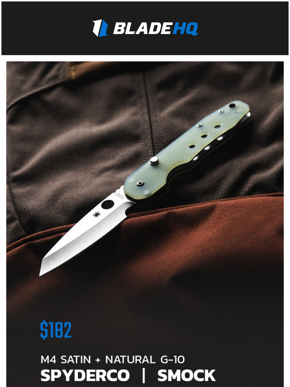 Blade HQ Source The Blade HQ Exclusive Spyderco Smock Is Here! Milled