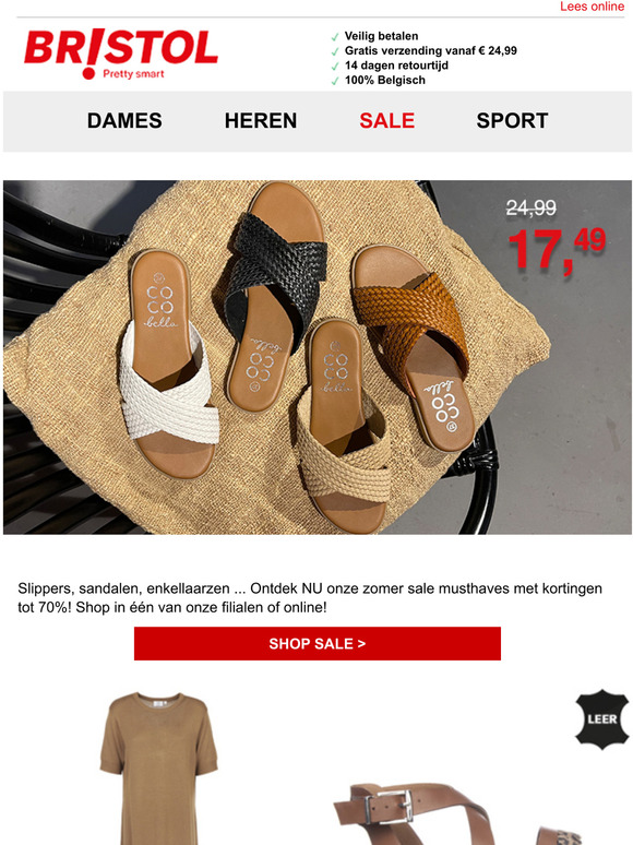 Tot 70% korting op jouw favoriete zomer items!