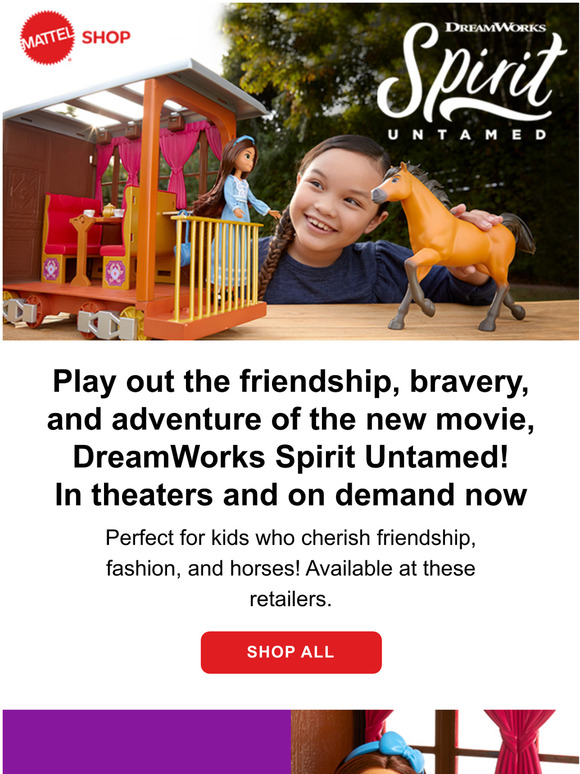 Play out friendship, bravery and adventure in DreamWorks animated film, Spirit Untamed! In theaters now!