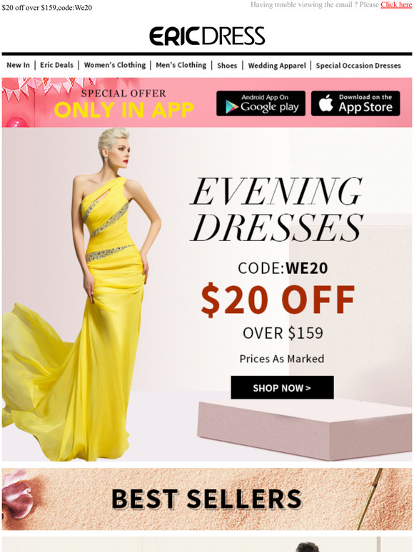 eric evening dresses