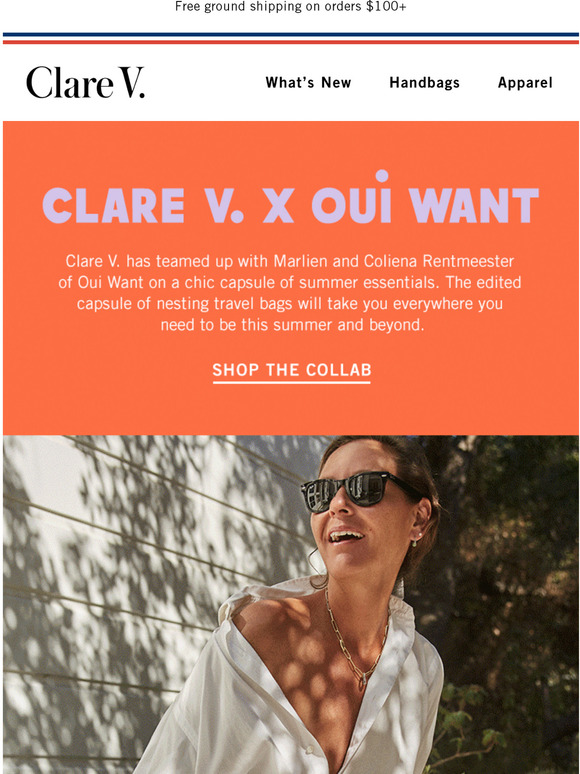 Clare V. Clare V. x Oui Want Milled