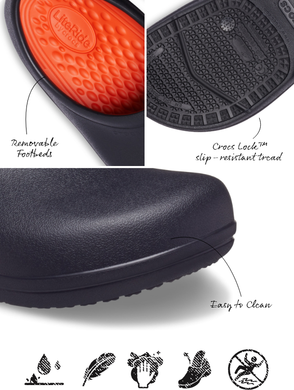 crocs on the clock literide