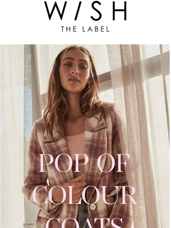 Pop Of Colour Coats