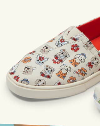 Toms shoes best sale with dog print