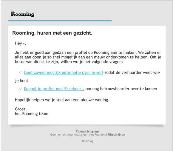 Welkom op Rooming!