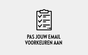 Pas emailvoorkeuren aan