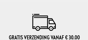 Gratis verzending vanaf 30,00