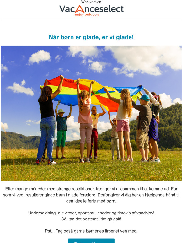Campingferie med brn