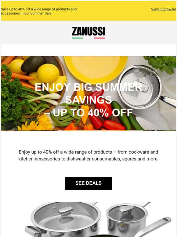 Get up to 40% off in our Summer Sale!