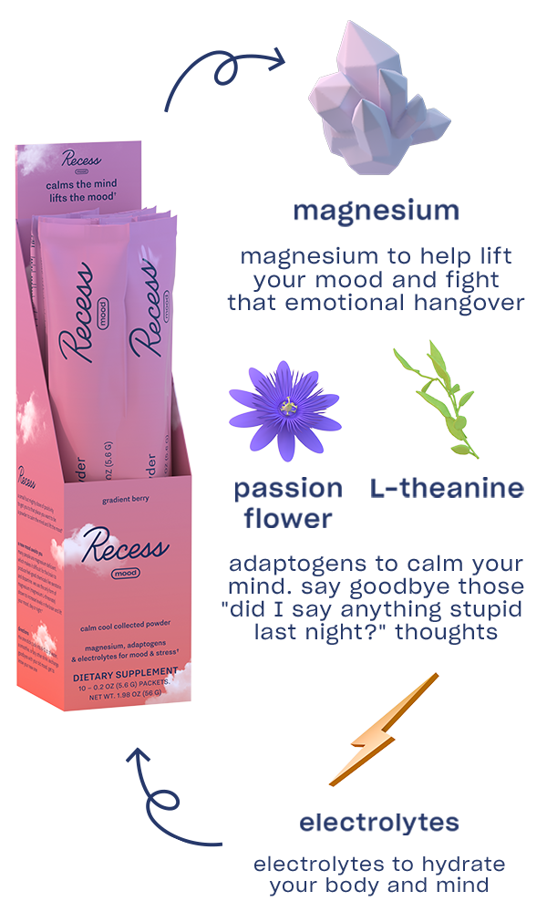 Recess: mood powder vs. your hangover | Milled