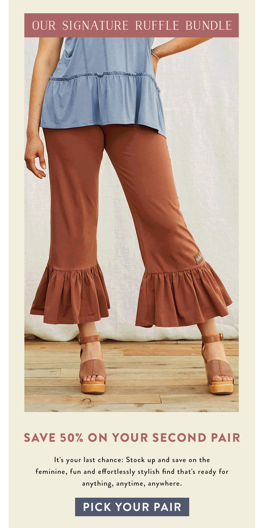 Matilda Jane Clothing: FINAL day: Ruffle pants bundle savings | Milled