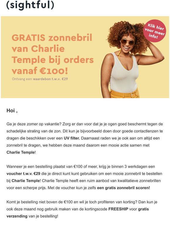 Op vakantie? Bescherm je ogen goed tegen de zon!