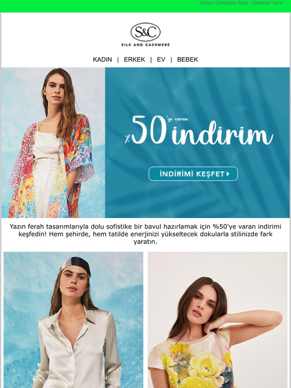 %50'ye Varan Sezon ndirimi Balad!