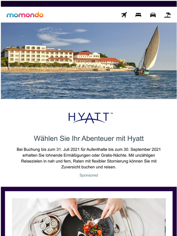 Sichern Sie sich Ermigungen oder Gratis-Nchte bei Hyatt Hotels