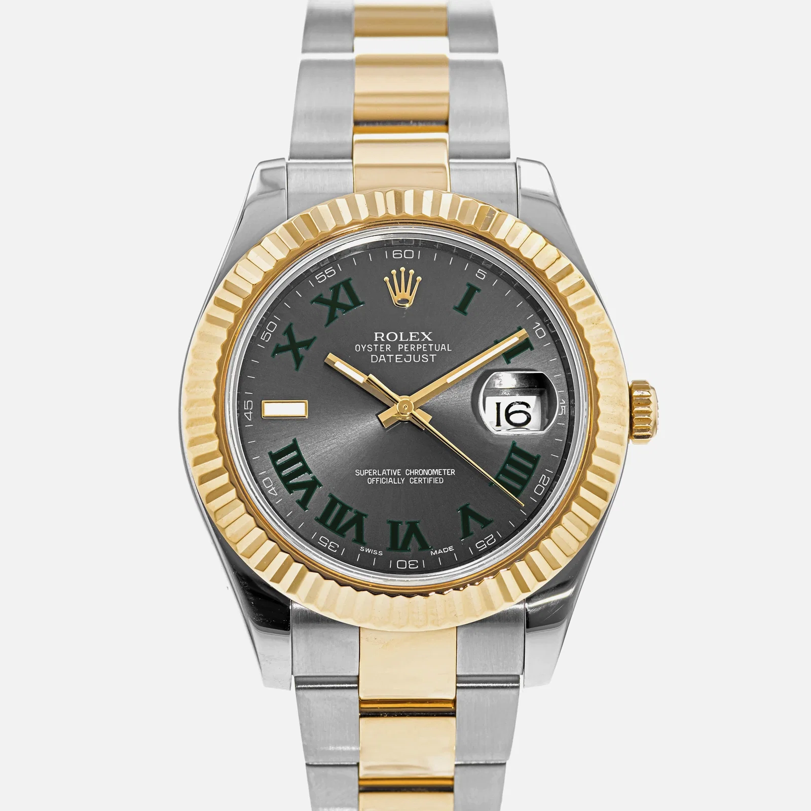 Image of Rolex Datejust II Ref. 116333 Two Tone With 'Wimbledon' Dial