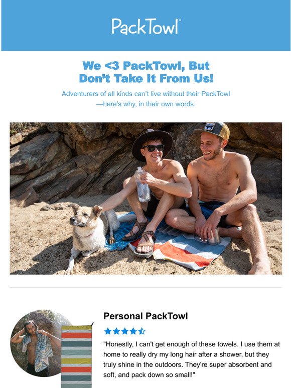 Find Out Why People <3 PackTowl