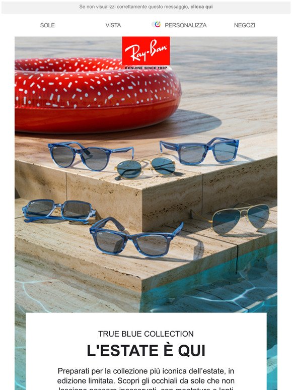 Ray-Ban: True Blue Collection | Milled