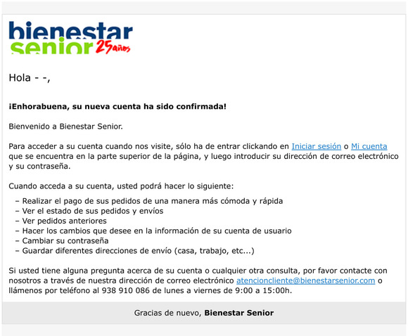 Bienvenido, --