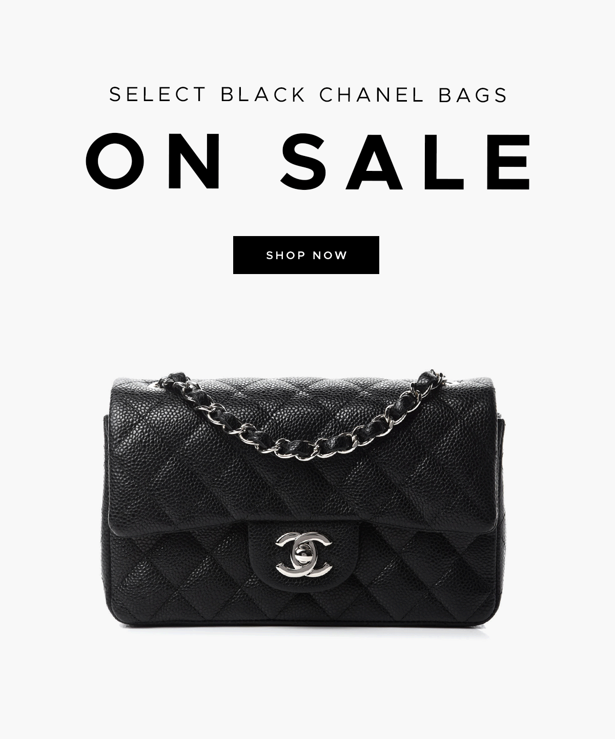 Fashionphile: ON SALE: Select Black Chanel Bags | Milled