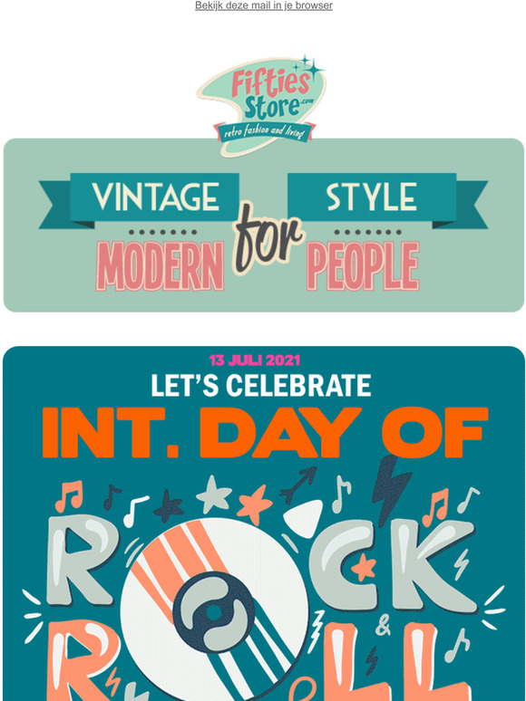 Celebrating Rock 'n Roll Day! 10 Discountcode!