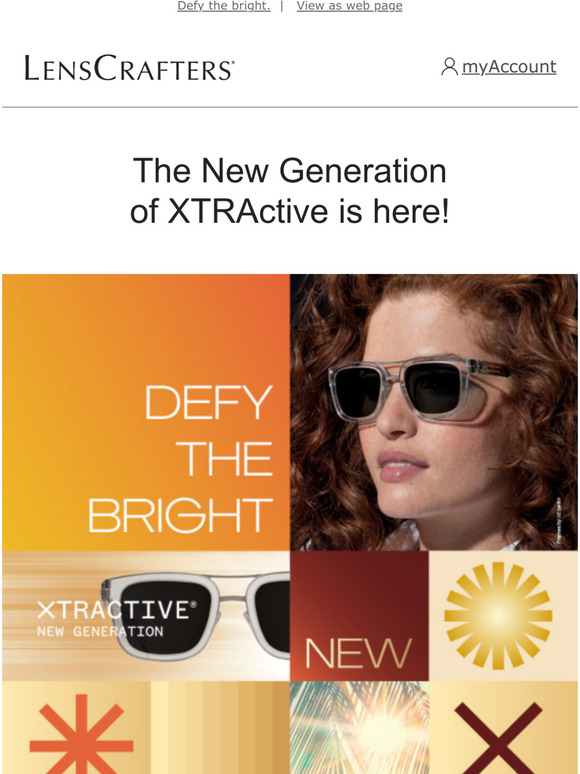 LensCrafters New Transitions XTRActive Is Here Milled