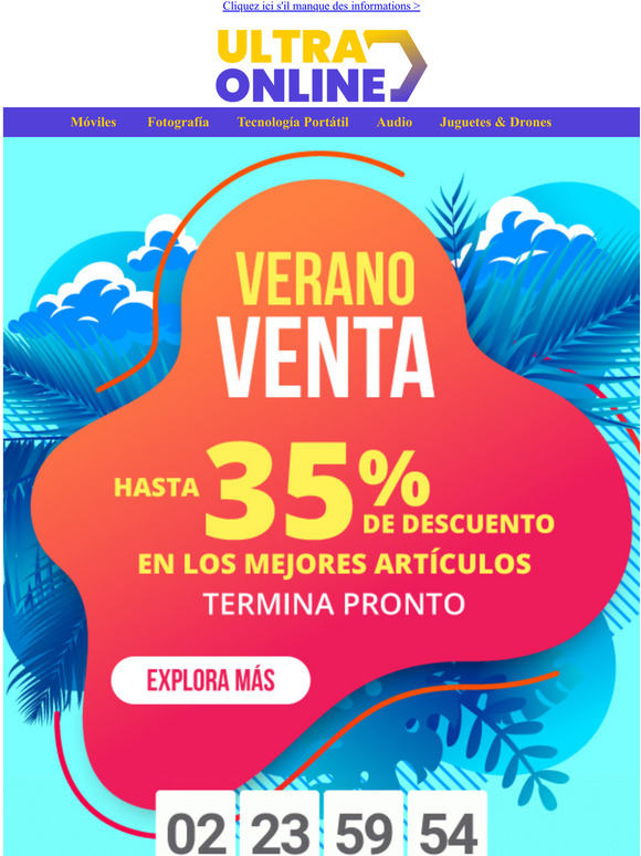 Promoo de vero - at 35% de desconto em itens de grande venda