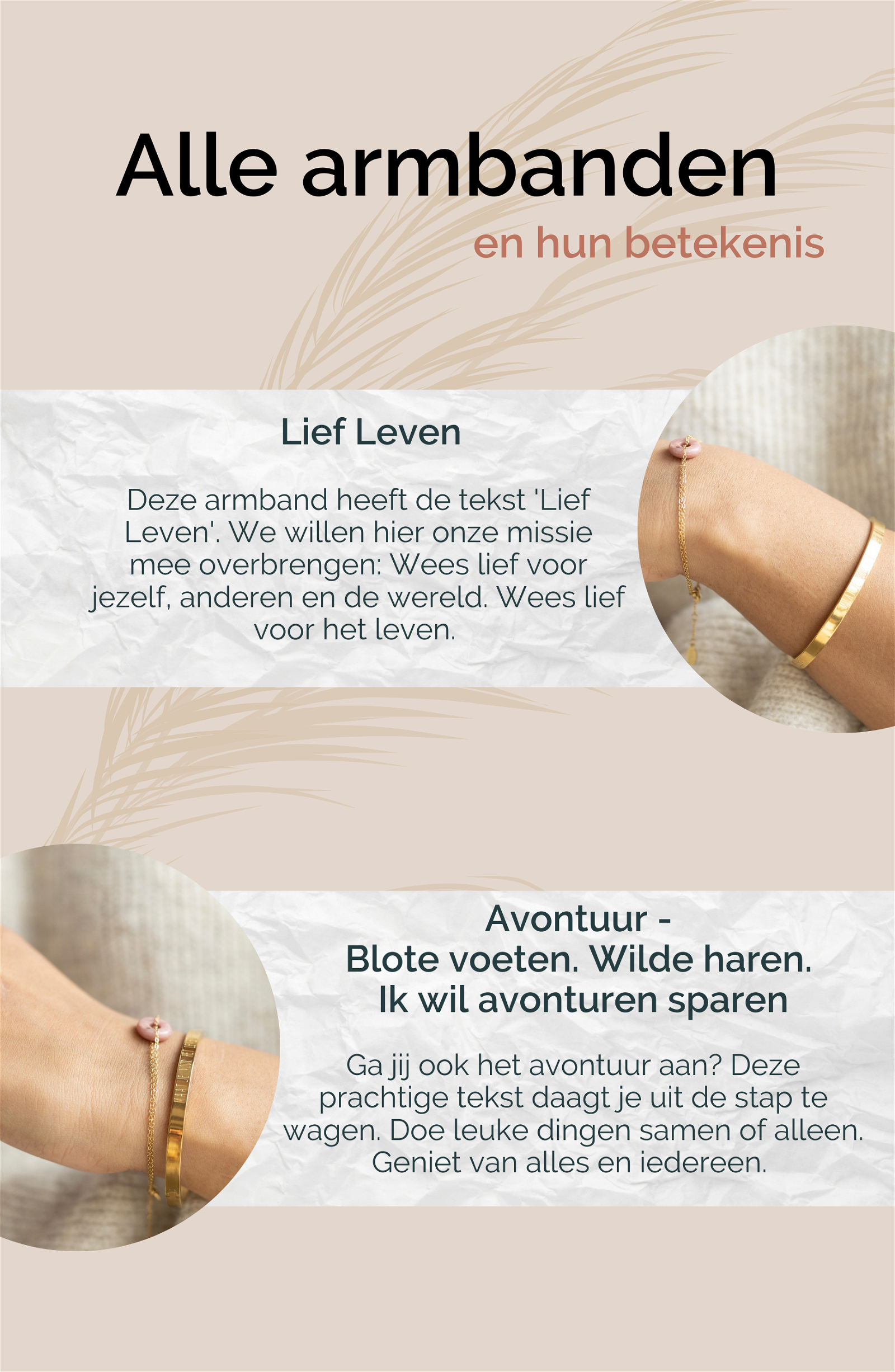 Aanvulling Elektricien gemak Liefleven.com: Een armband met betekenis | Milled