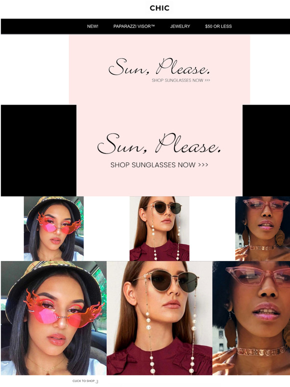 There's no such thing as too many pairs of sunglasses...
