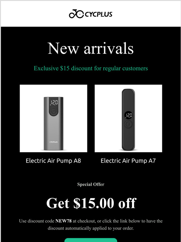 $15 Discount for Regular Customers - CYCPLUS A7/A8 !