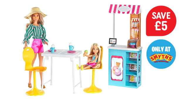 Barbie Club Chelsea Gelato Café Playset