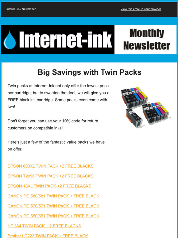 Big Savings with Twin Packs This July