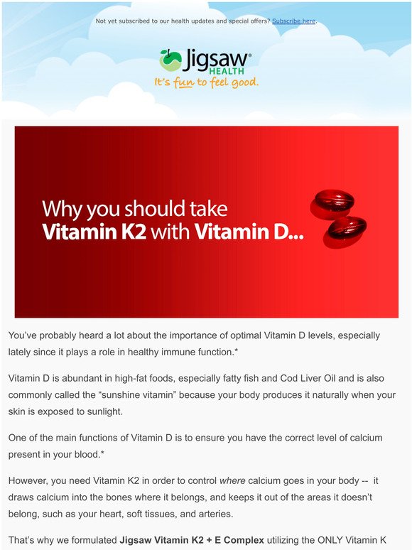 Heres how Vitamin D and K2 work together.
