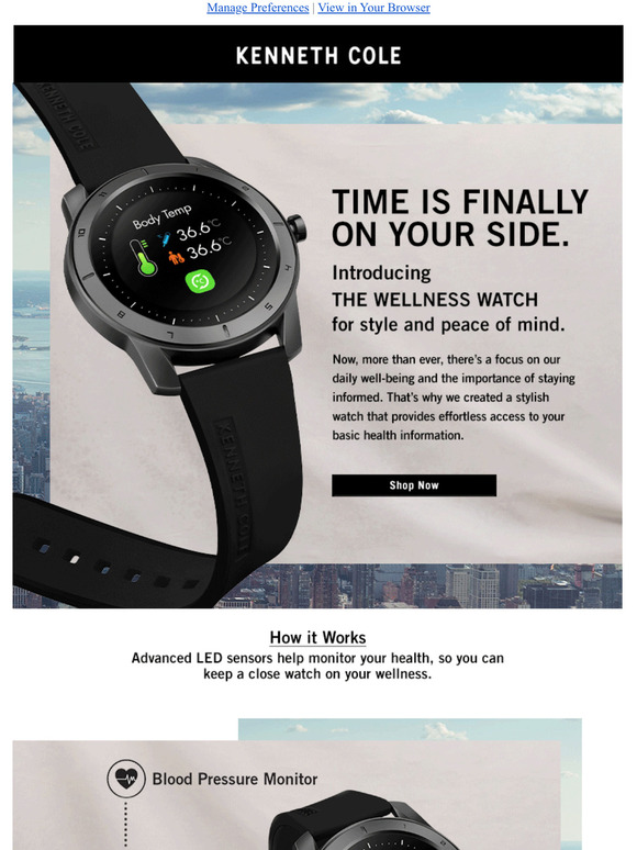 Cole Introducing The Wellness Watch Milled